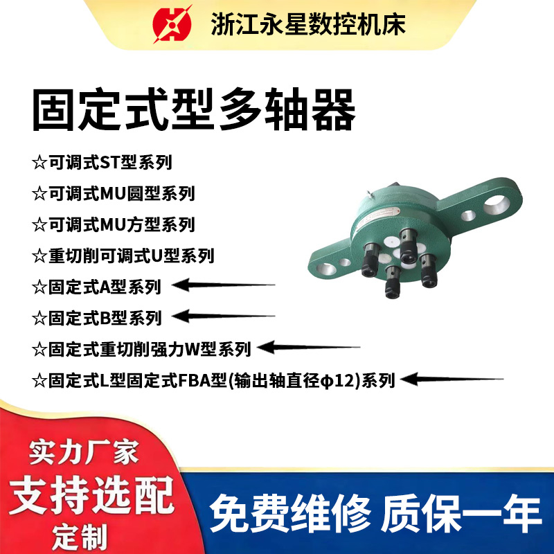 固定式型多轴器